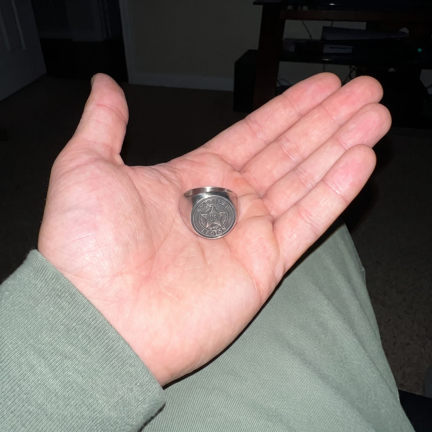 Customer photo review of American Legion Signet Ring