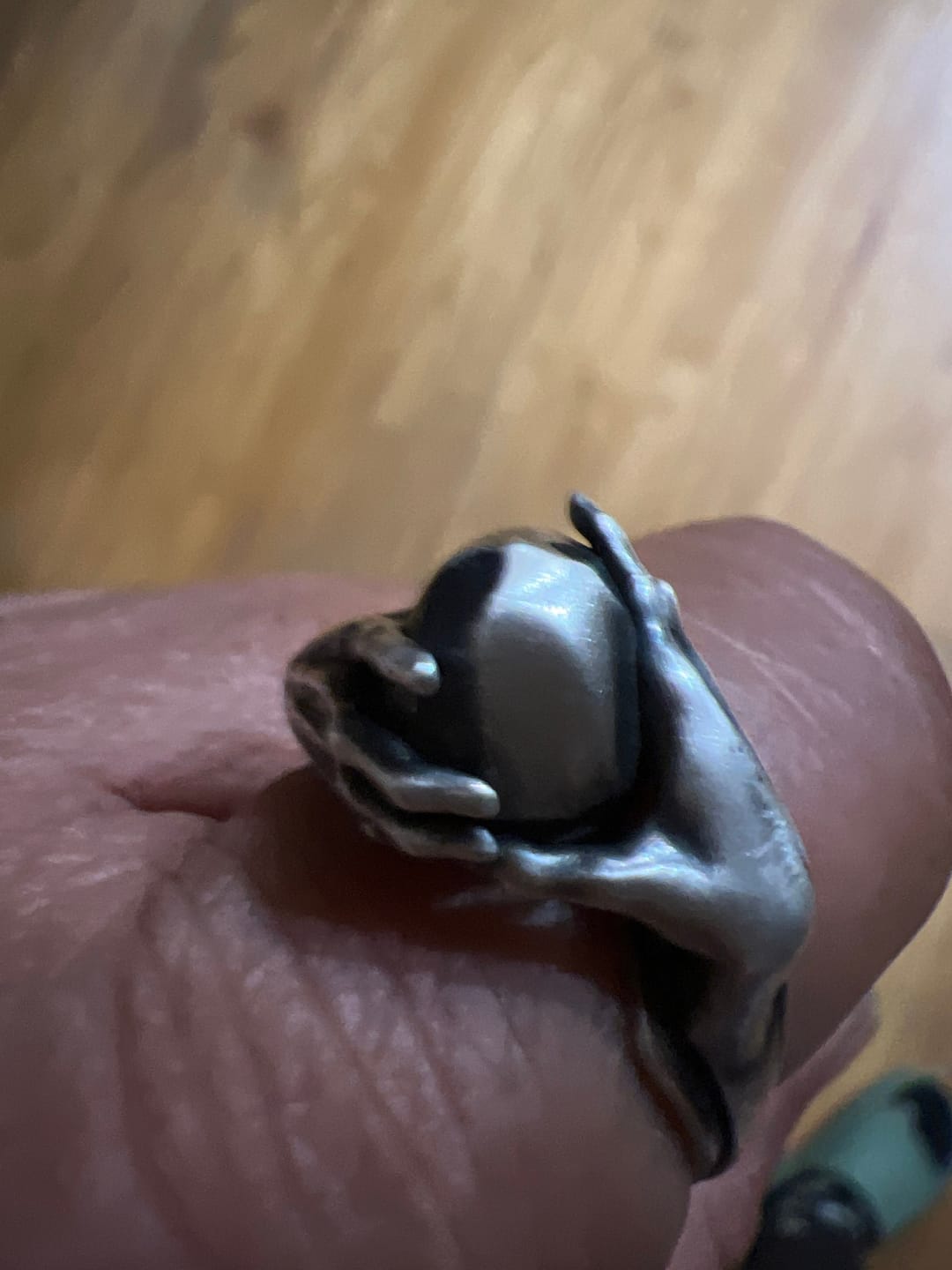 Customer photo review of Telekinesis Skeleton Hand Ring