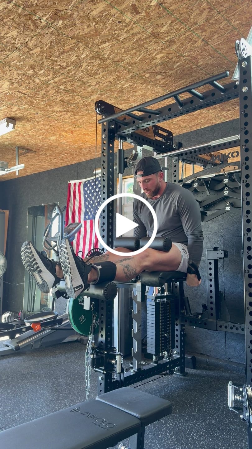 Customer video review of Rack-Mounted Leg Extension and Curl - 3"×3"