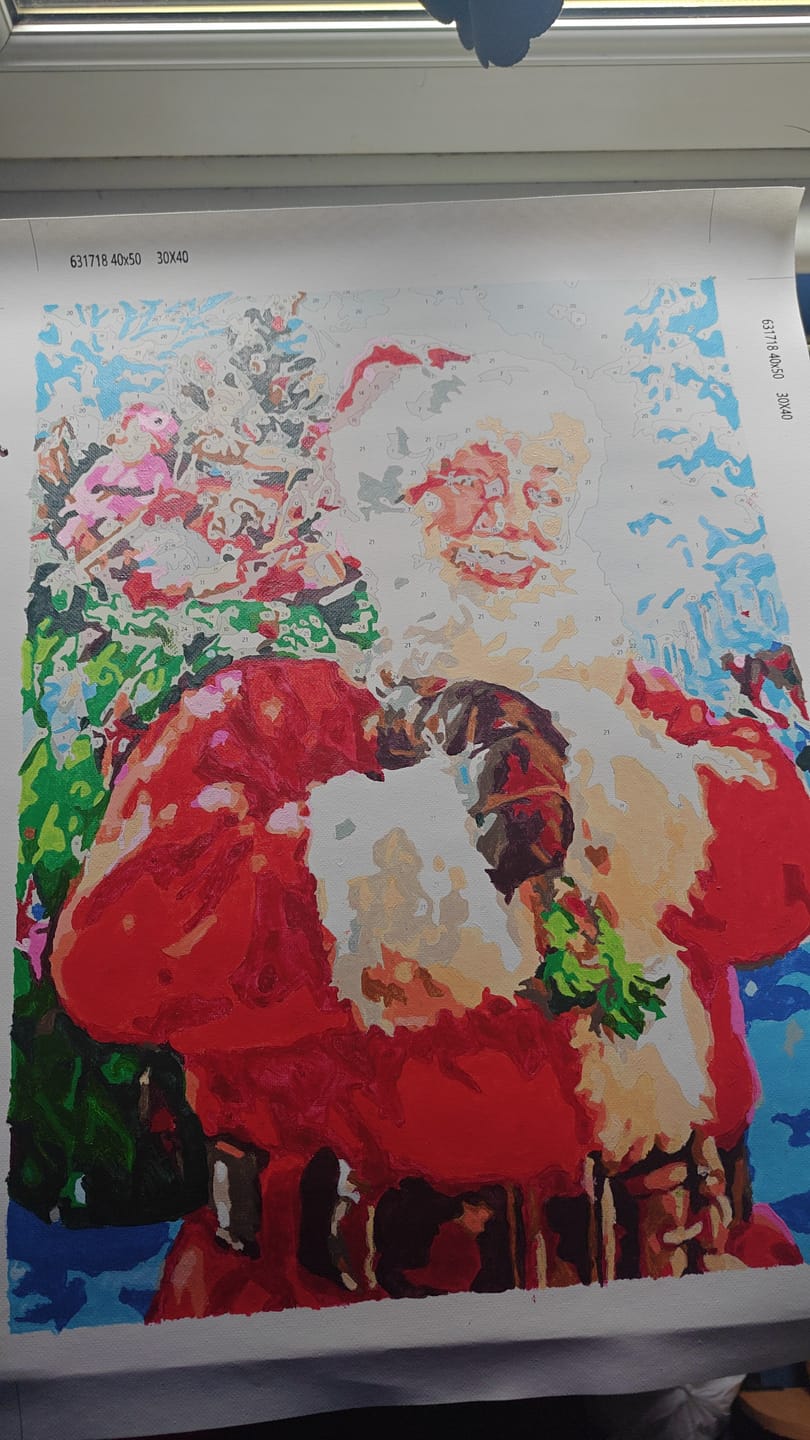 Customer photo review of Surprise Painting | Paint by Numbers