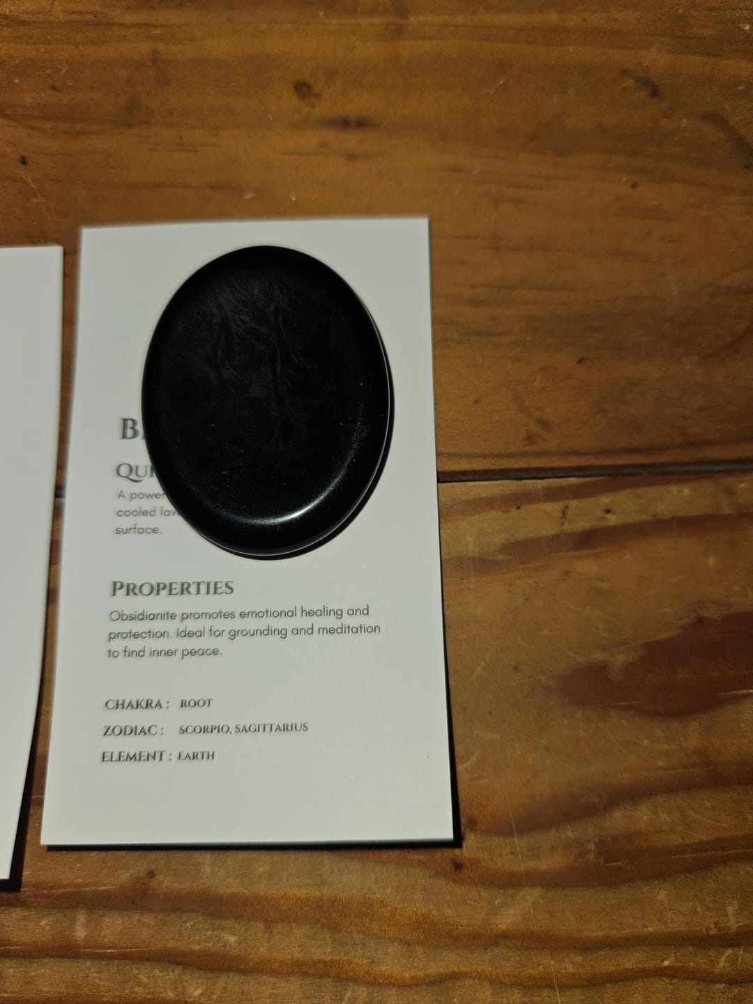 Customer photo review of Crystal Worry Stone