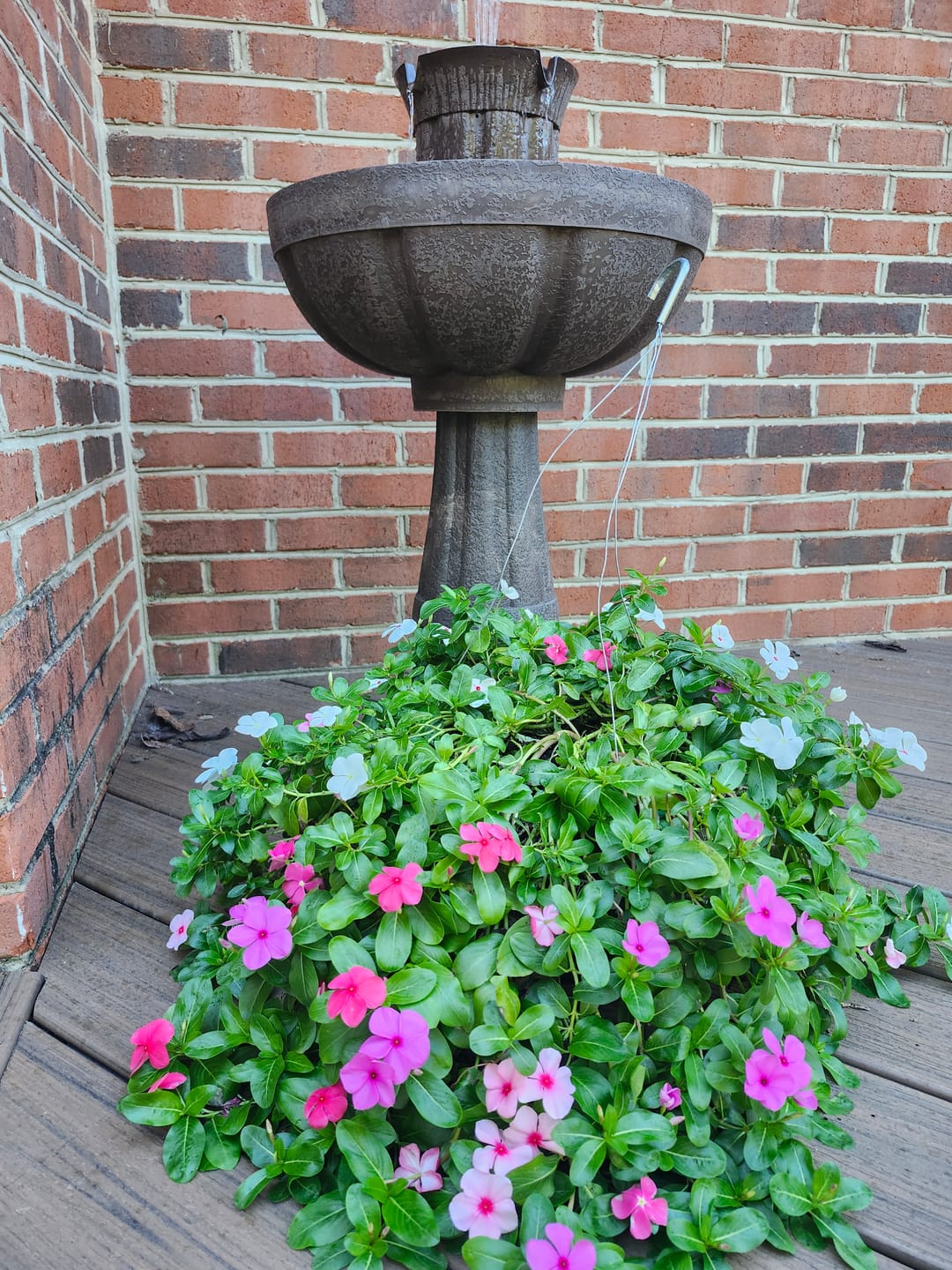 Customer photo review of Trapani 8-Spout Fountain Tower