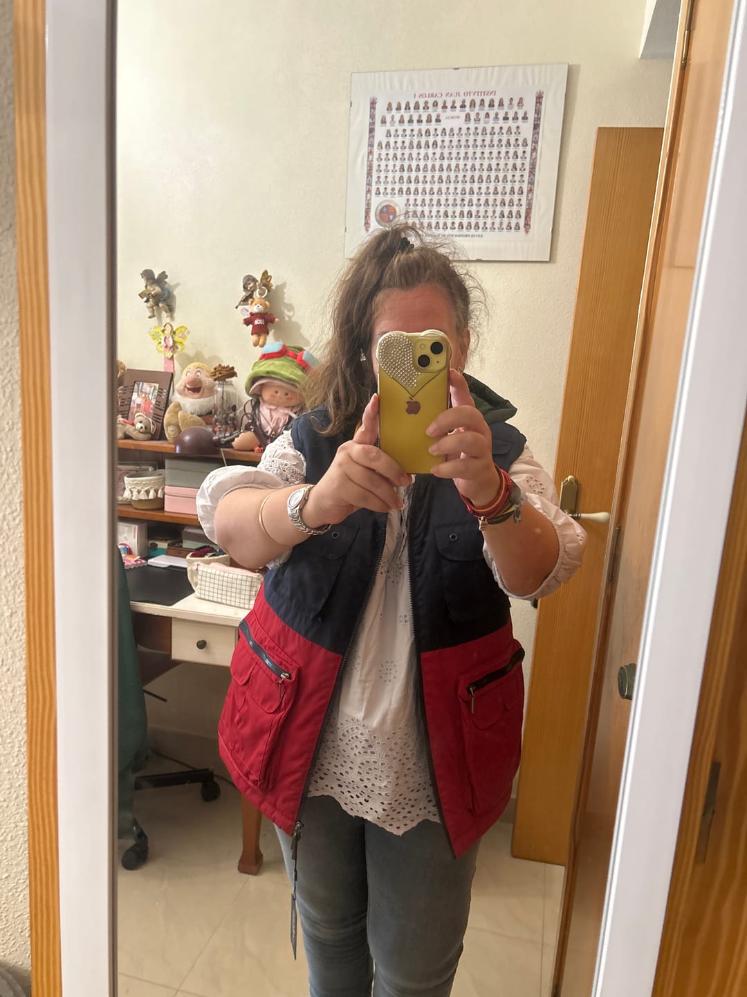 Customer photo review of Chaleco Combi Colores