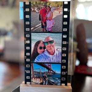 Customer photo review of Film Strip Photo Plaque