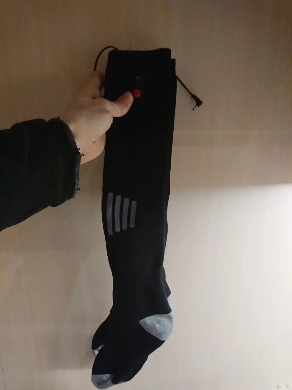 Customer photo review of Beheizte Kniestrümpfe