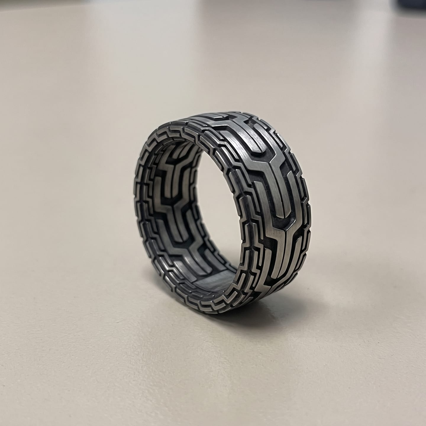 Customer photo review of Circuit Maze Ring