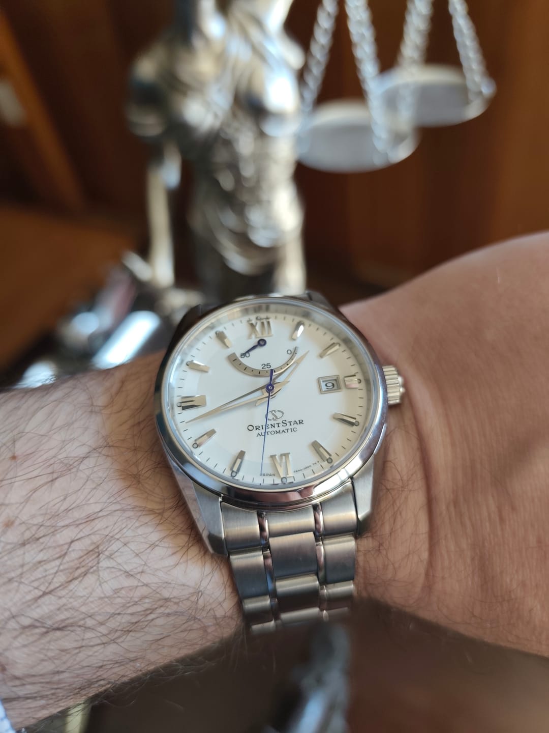Customer photo review of Reloj Orient Star Automatic RE-AU0006S00B Sapphire 38,5mm Made in Japan
