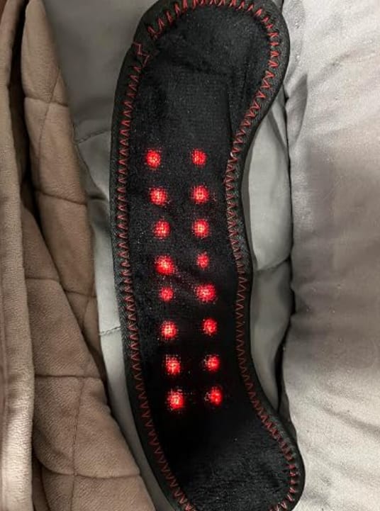 Customer photo review of Soothing Heat & Red Light for Sinus Pressure