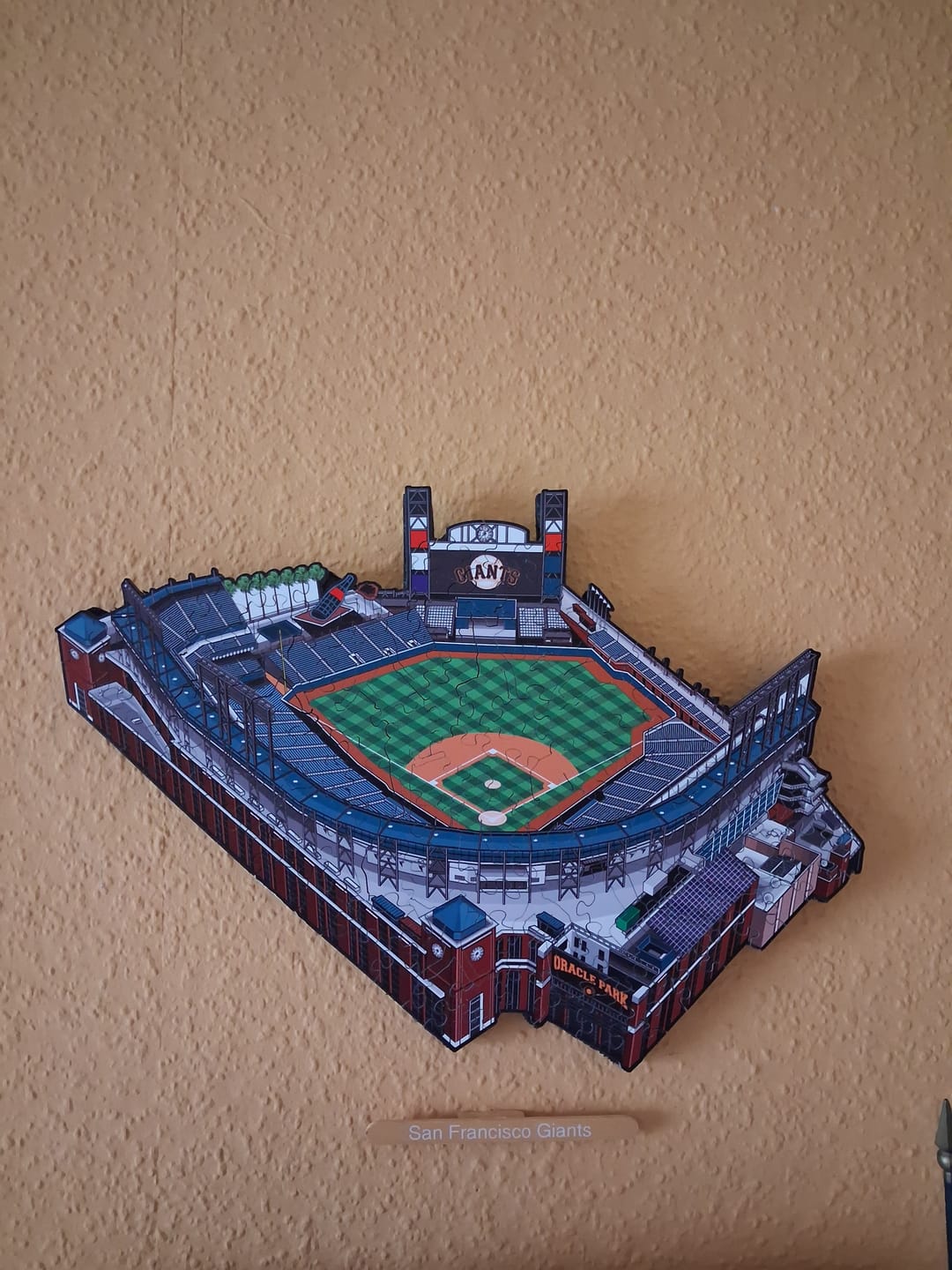 Customer photo review of San Francisco Giants™ Oracle Park - Holzpuzzle