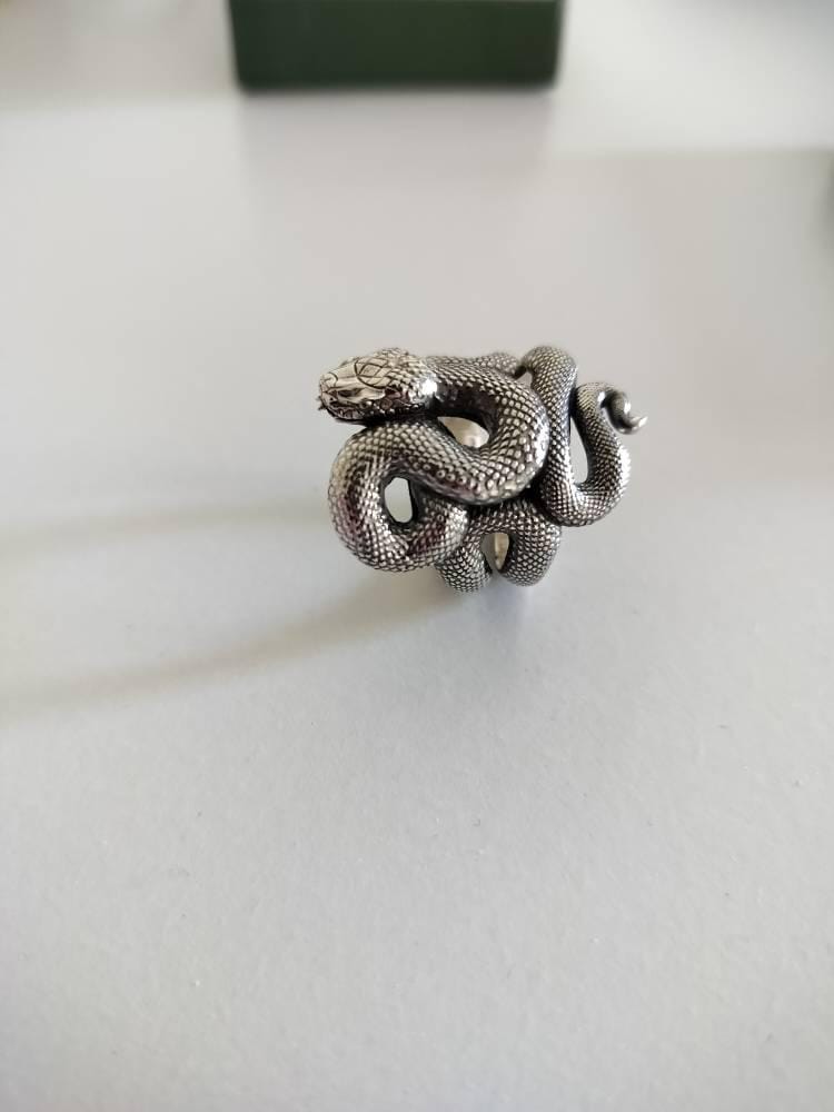 Customer photo review of Coiled Snake Ring