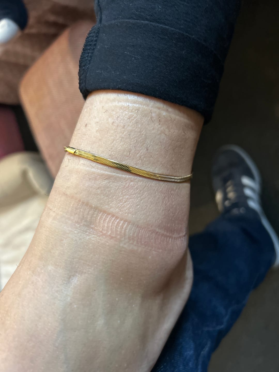 Customer photo review of Layla Anklet
