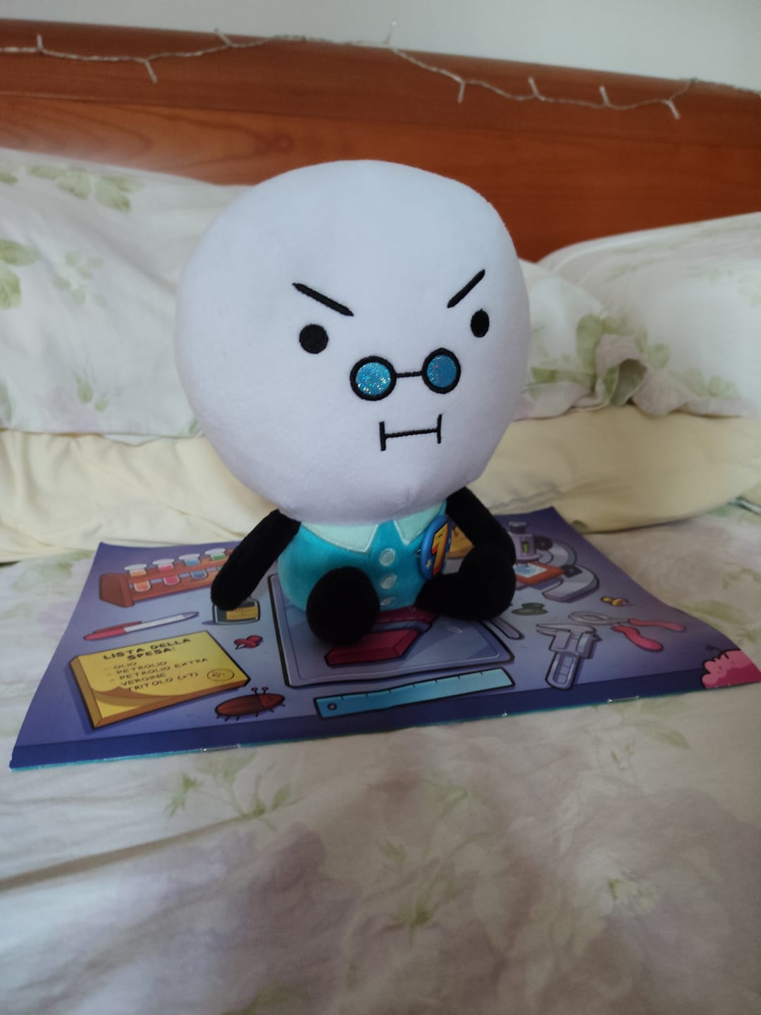 Customer photo review of Peluche Dott. Culocane + Albo spillato Dott. Culocane - Scienza & Fumetti