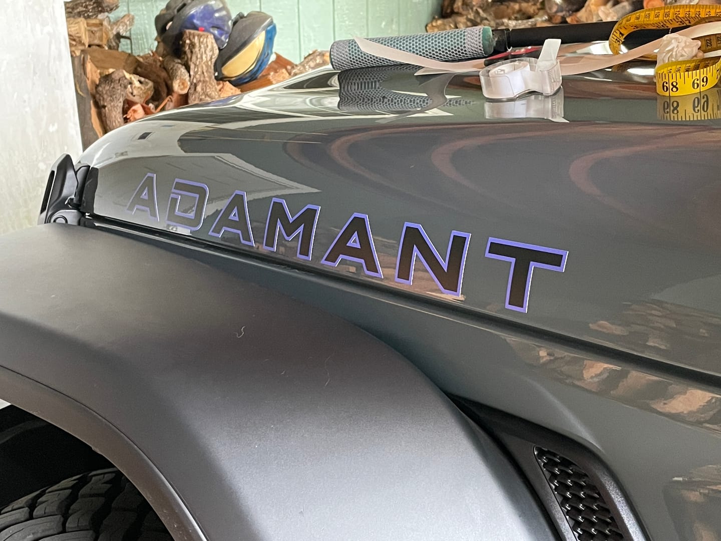 Customer photo review of Hood Lettering | Set of 2