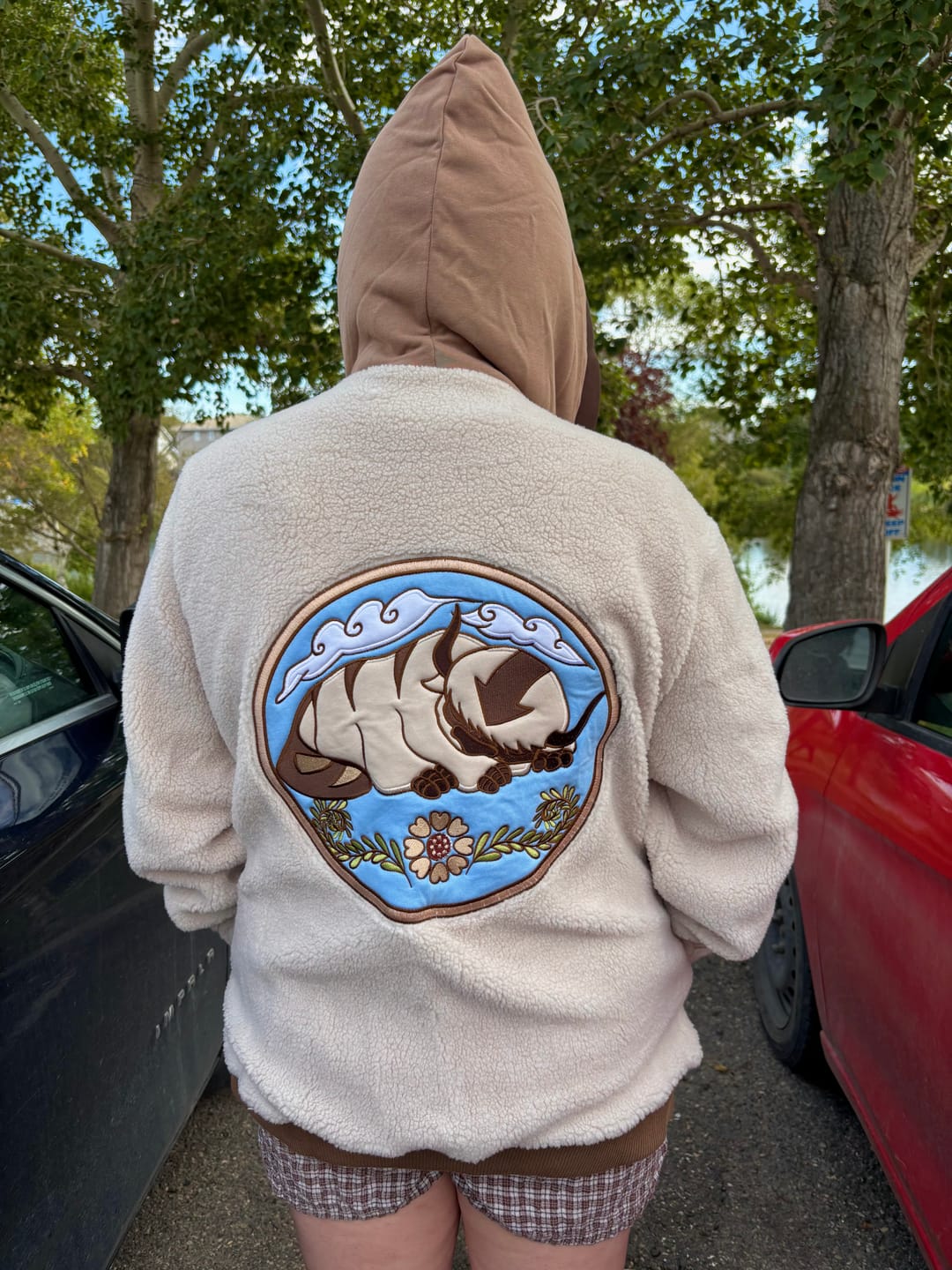 Customer photo review of The Bison Zipper Hoodie Preorder