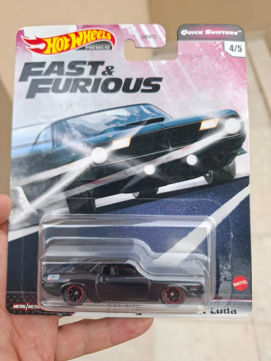 Customer photo review of Hot Wheels Premium (Fast & Furious - Quick Shifters) - '70 Plymouth AAR Cuda