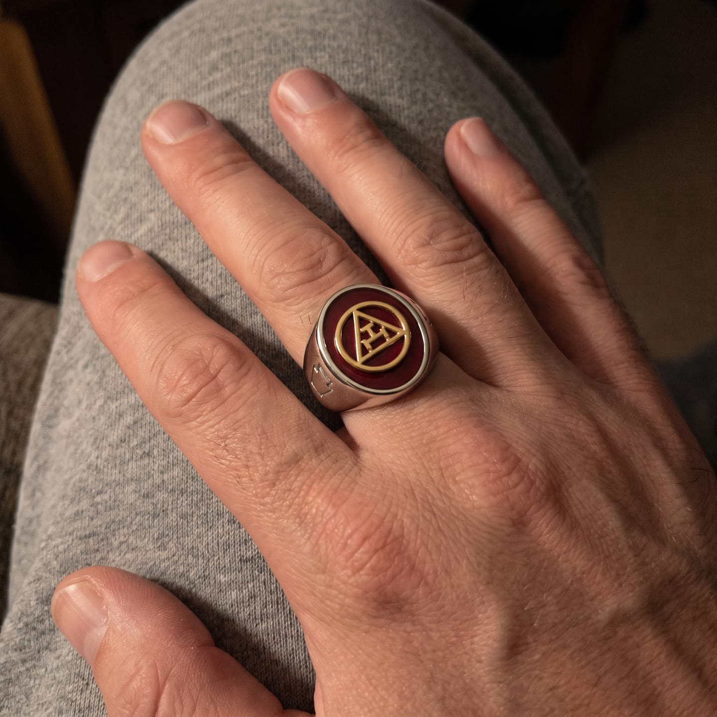 Customer photo review of Royal Arch Masonic Ring