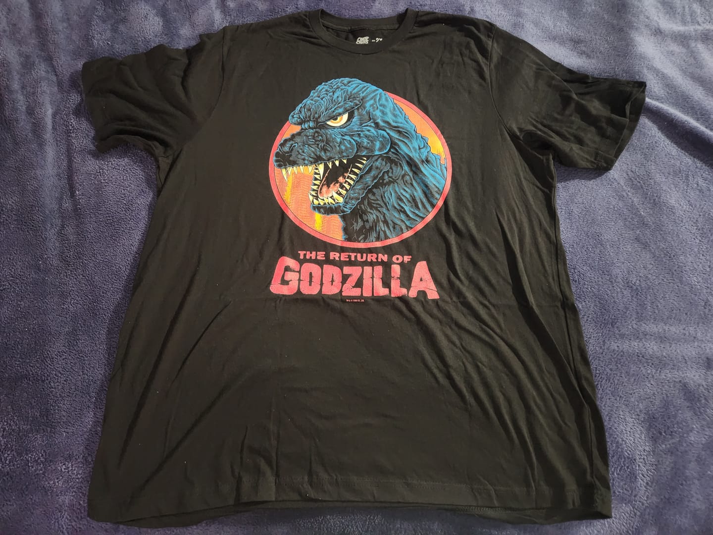 Customer photo review of THE RETURN OF GODZILLA: A LEGEND REBORN - T-SHIRT