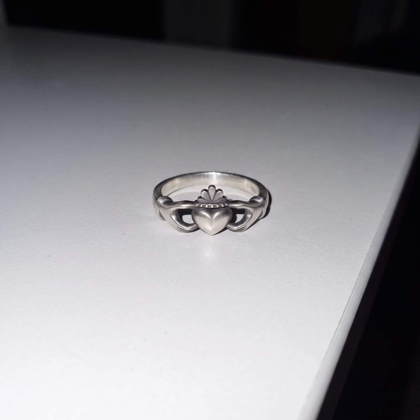 Customer photo review of Claddagh Heart Ring
