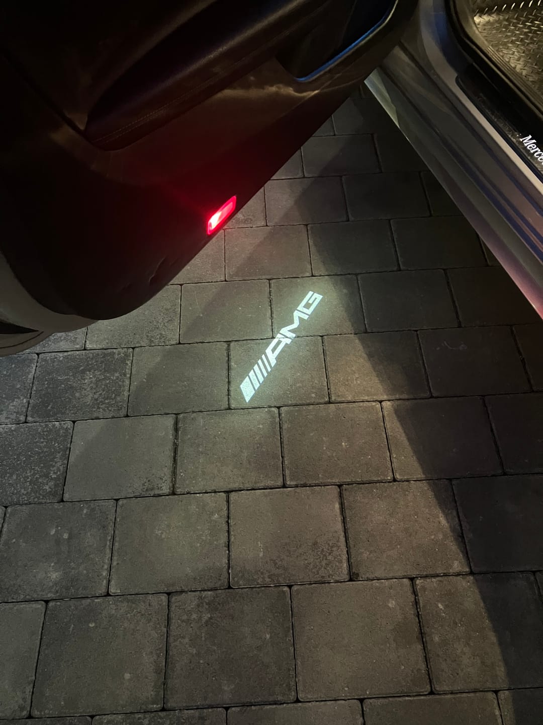 Customer photo review of MERCEDES DOOR LIGHTS