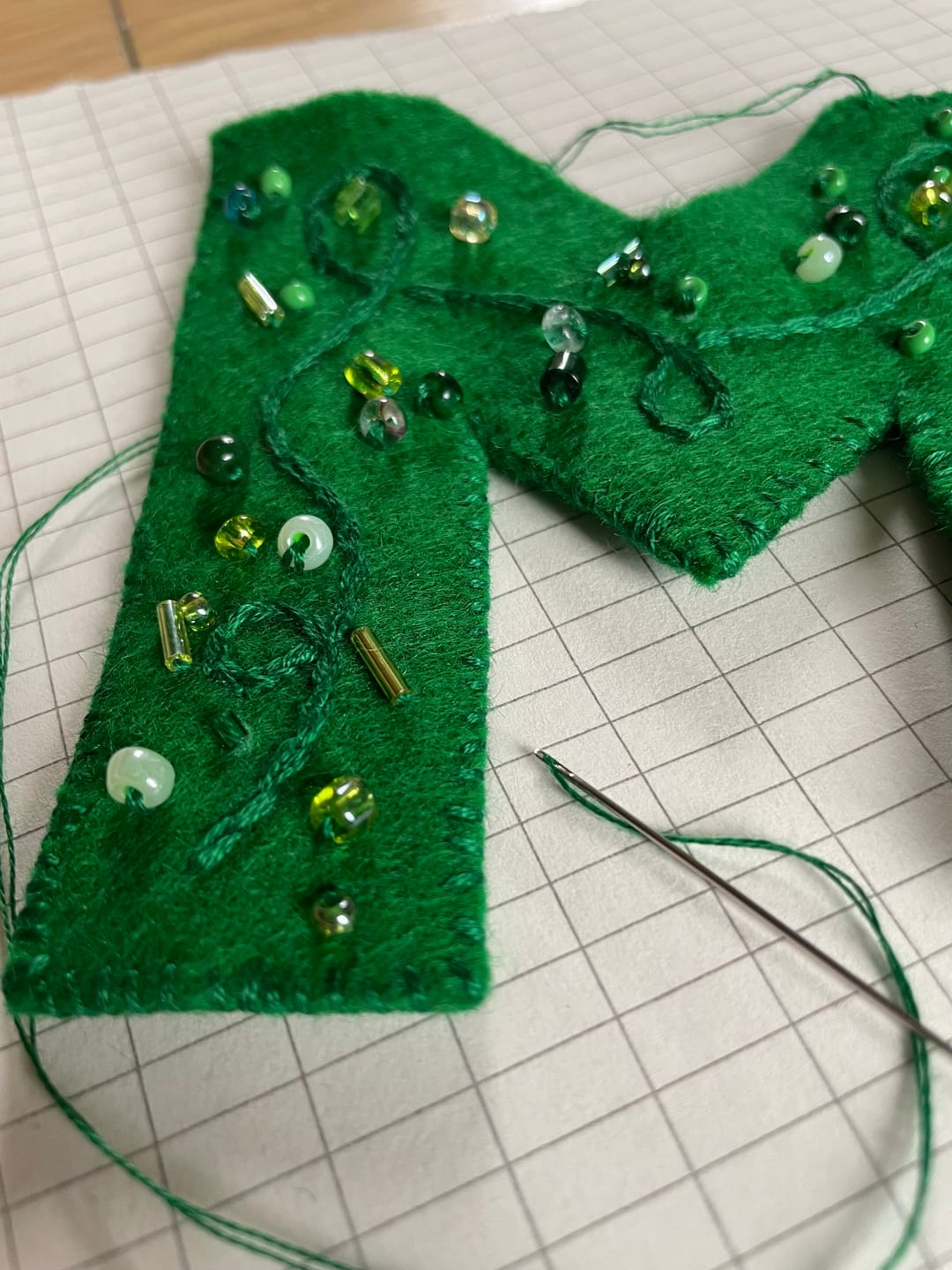 Customer photo review of Enkelt ullfilt ark - 20x30cm - 400g/m