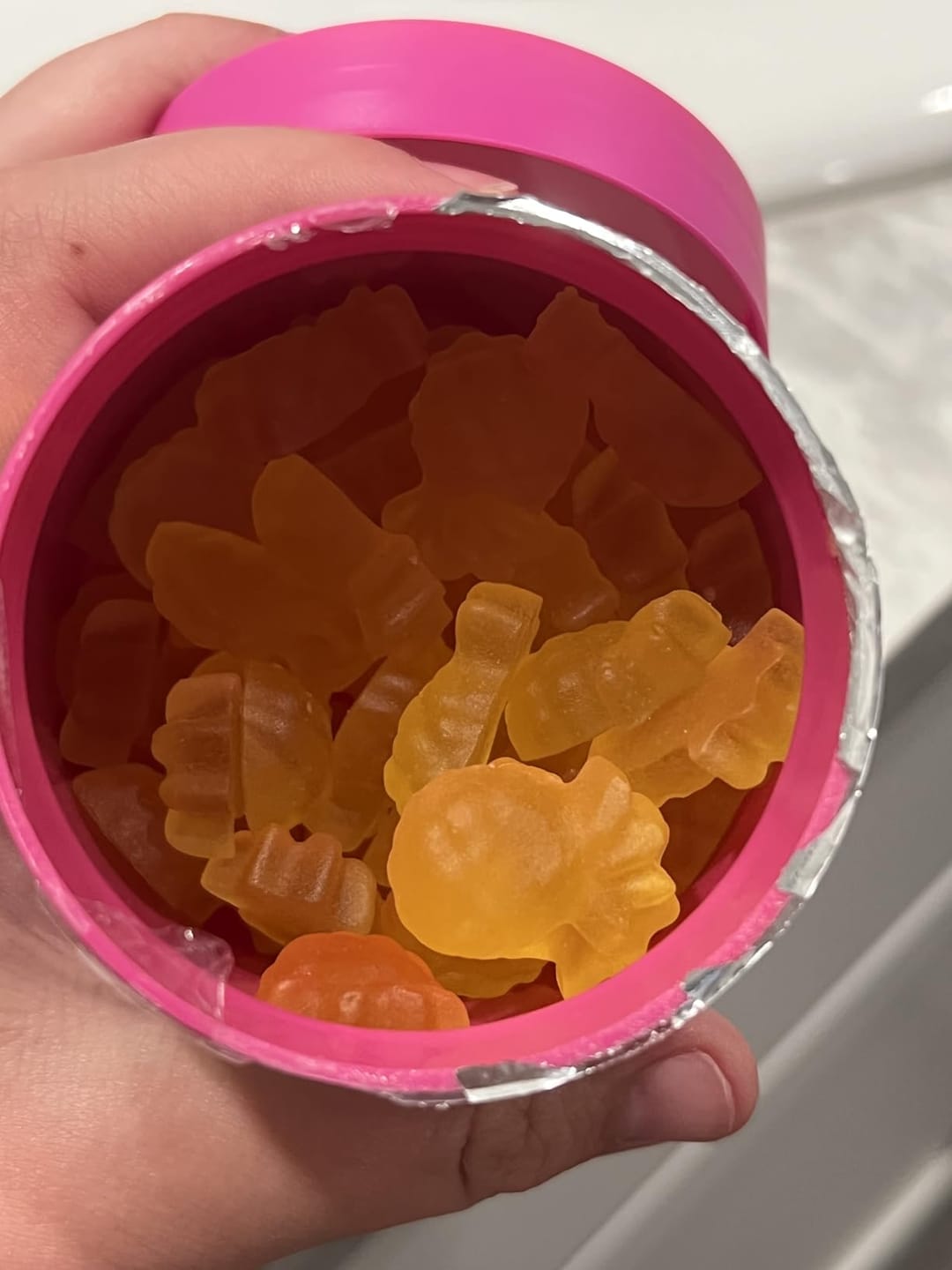 Customer photo review of Slippery Elm Probiotic Gummies for Women