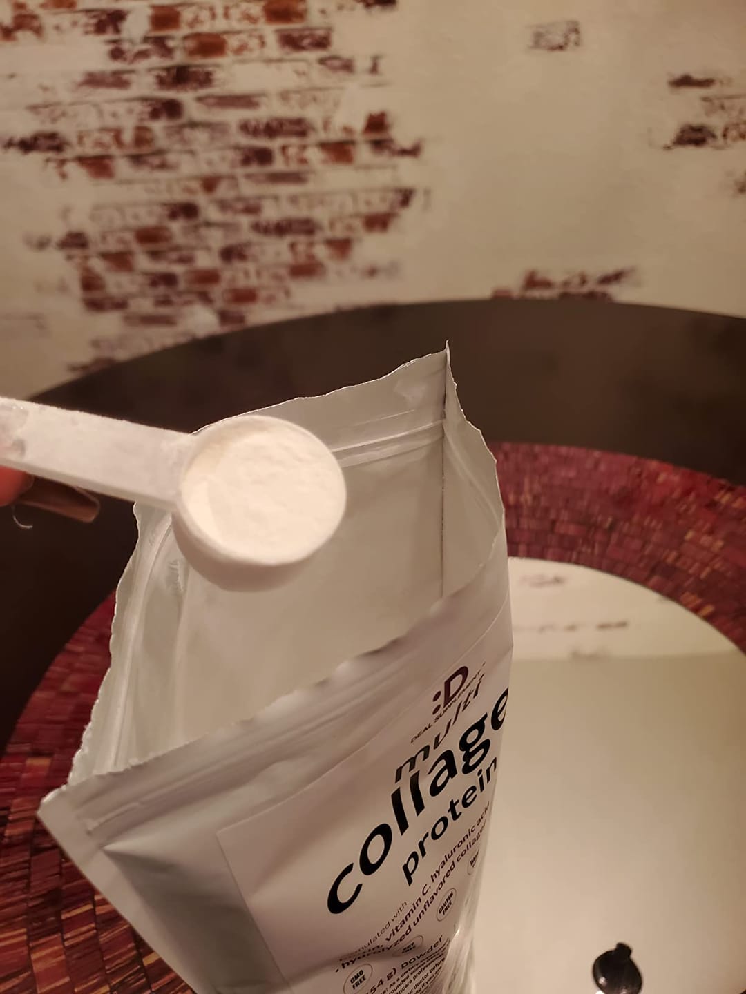Customer photo review of Multi Collagen Peptides Powder for Women – Types I, II, III, V & X – 454g
