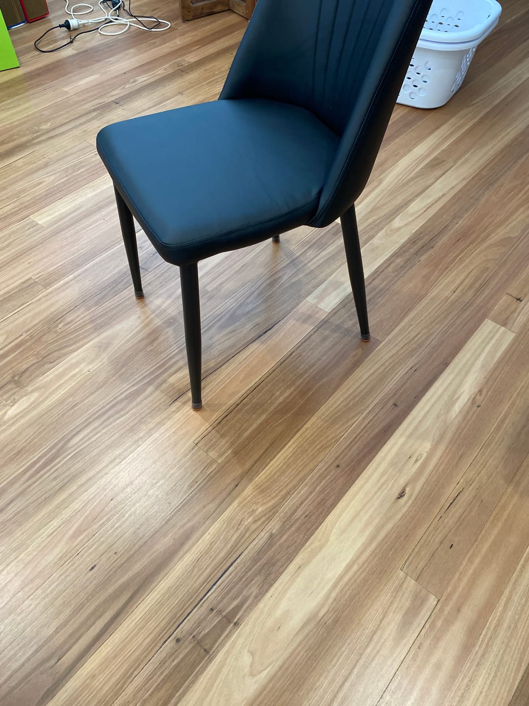 Customer photo review of Groovy Flex Silicone Felt Chair Leg Protectors | Stretchy Edition