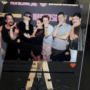 Customer photo review of Spotify Song Plaque