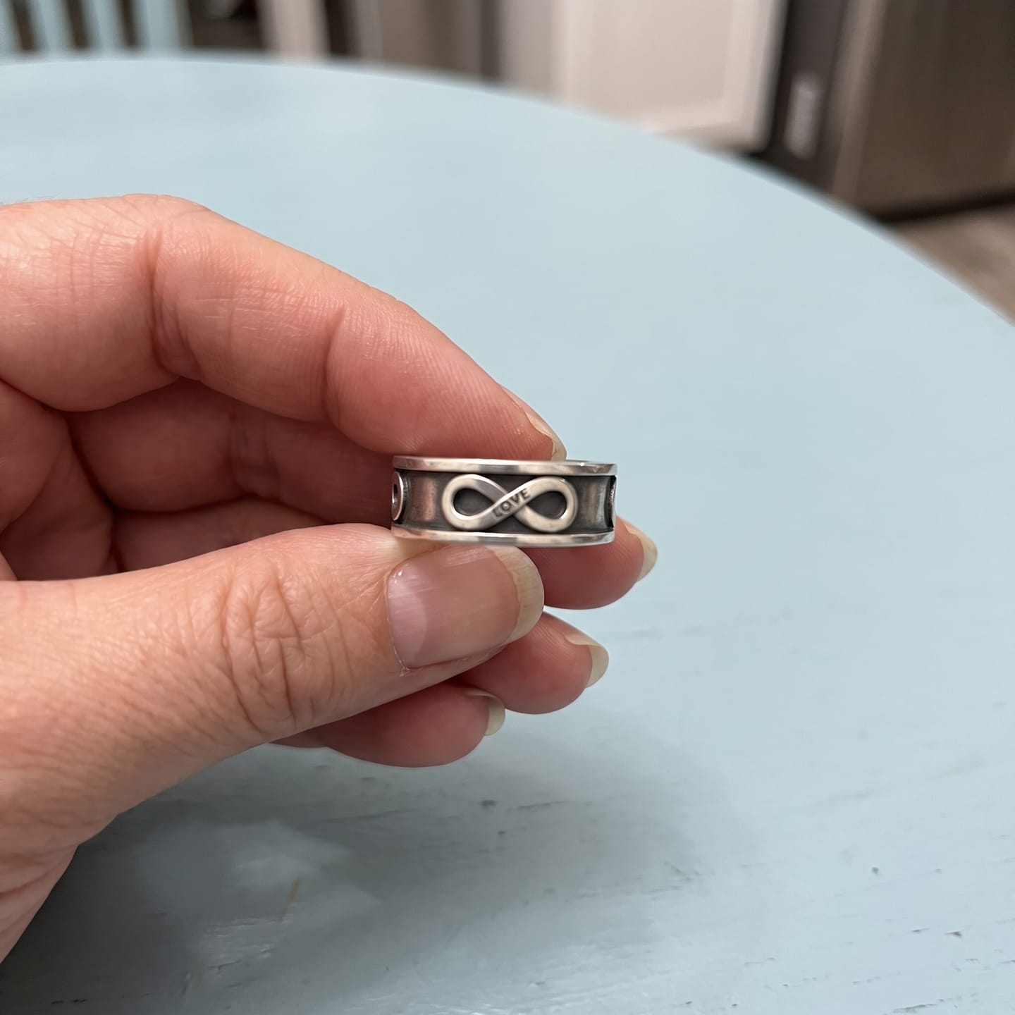 Customer photo review of Infinity Love Ring