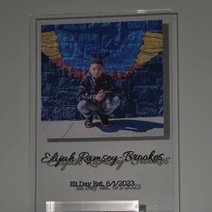 Customer photo review of Photo Collage Plaque