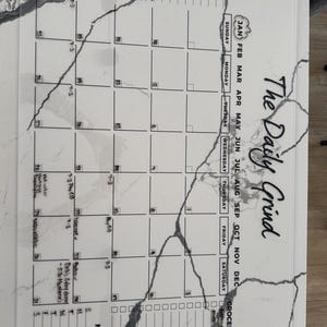 Customer photo review of Custom Three-List Calendar