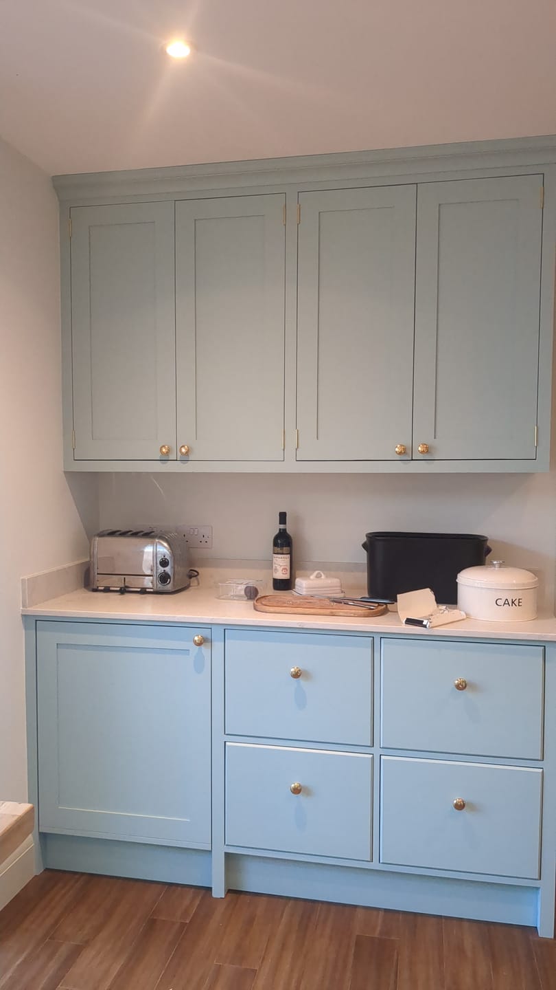Customer photo review of Classic Polished Brass Cupboard Handles