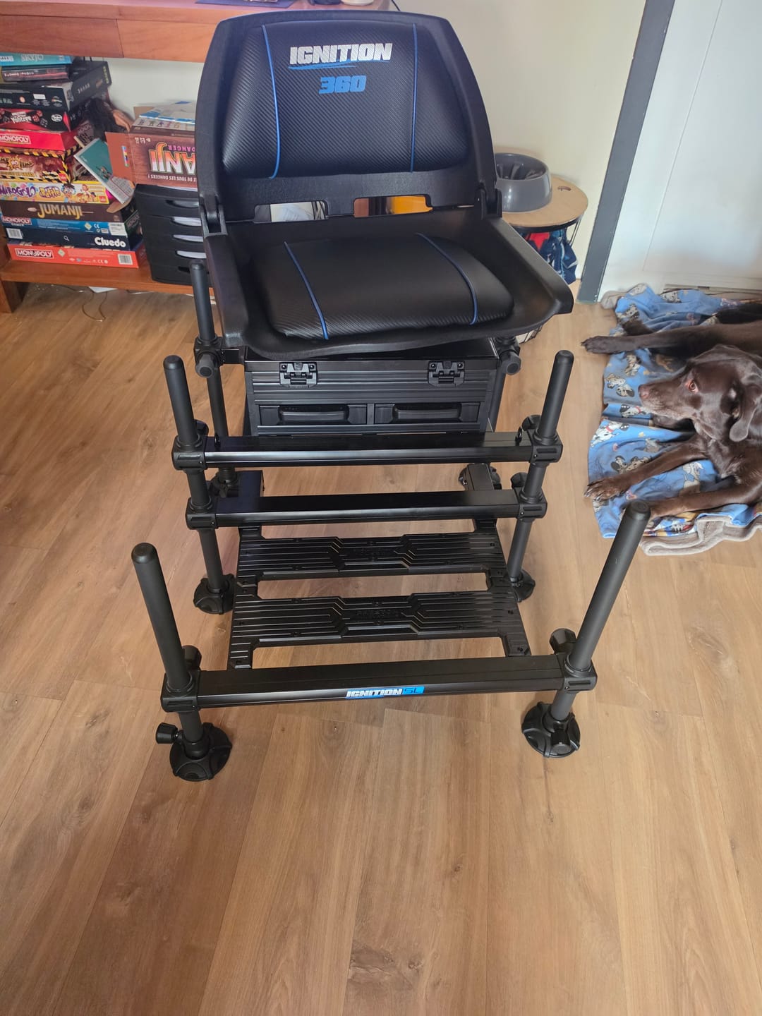 Customer photo review of Ignition SL 360 Seatbox – Zitkist met Draaibare Stoel