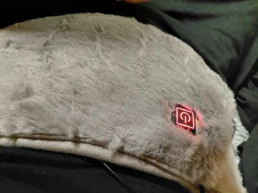 Customer photo review of Heated Waist Belt for Belly and Back