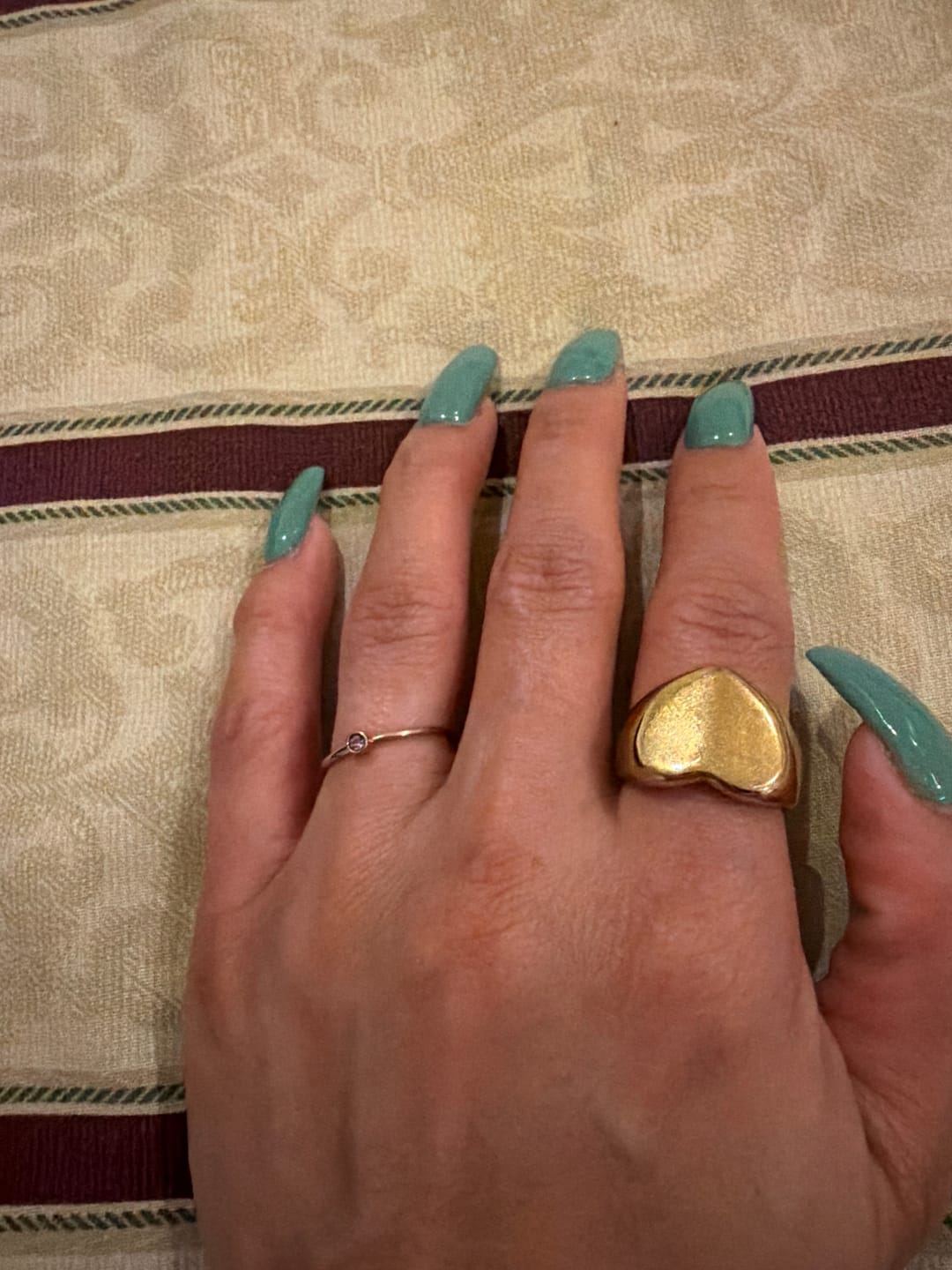 Customer photo review of Love Affair Heart Ring (Bundle)