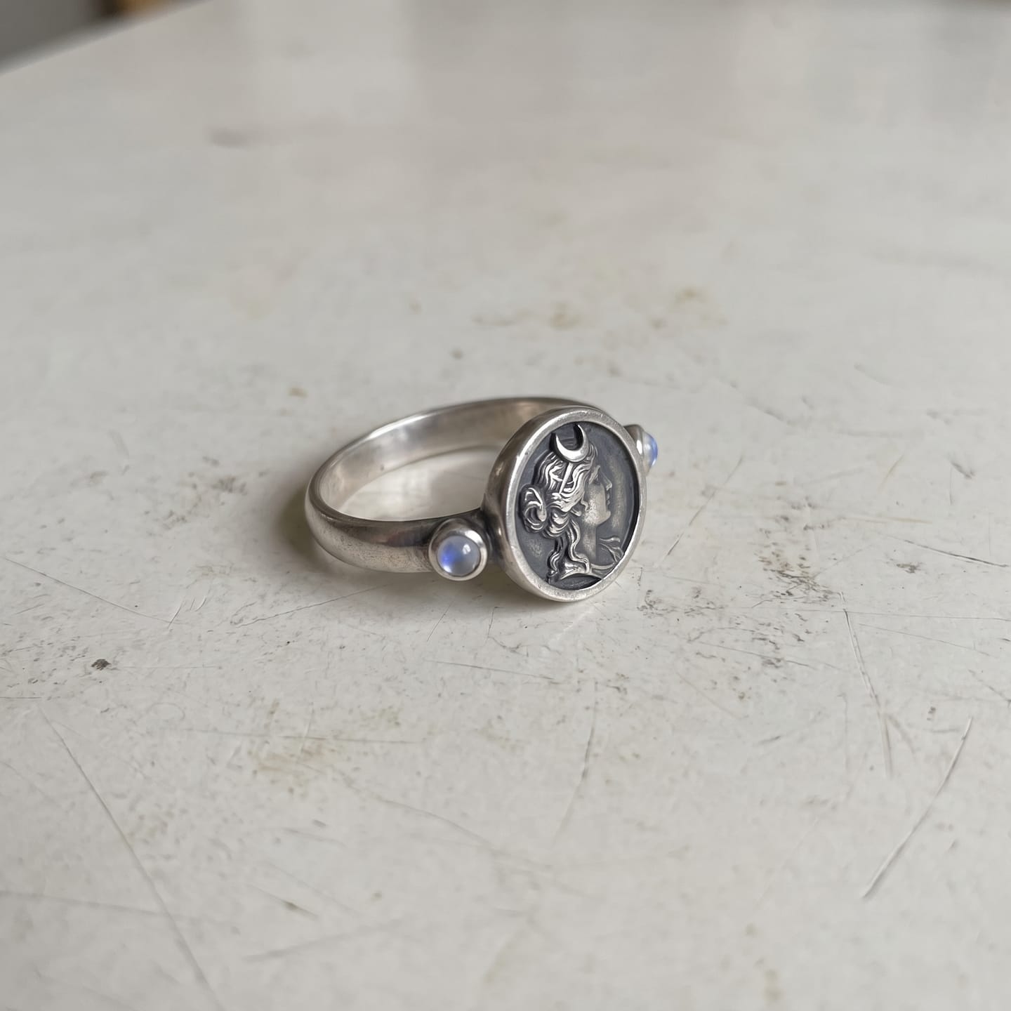 Customer photo review of Hecate Goddess Ring