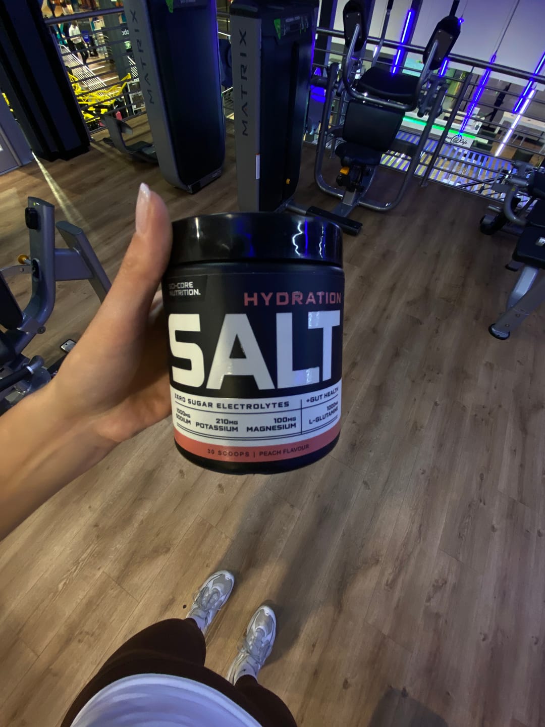 Customer photo review of HYDRATION SALT Peach - 240g | 30 servings (New)