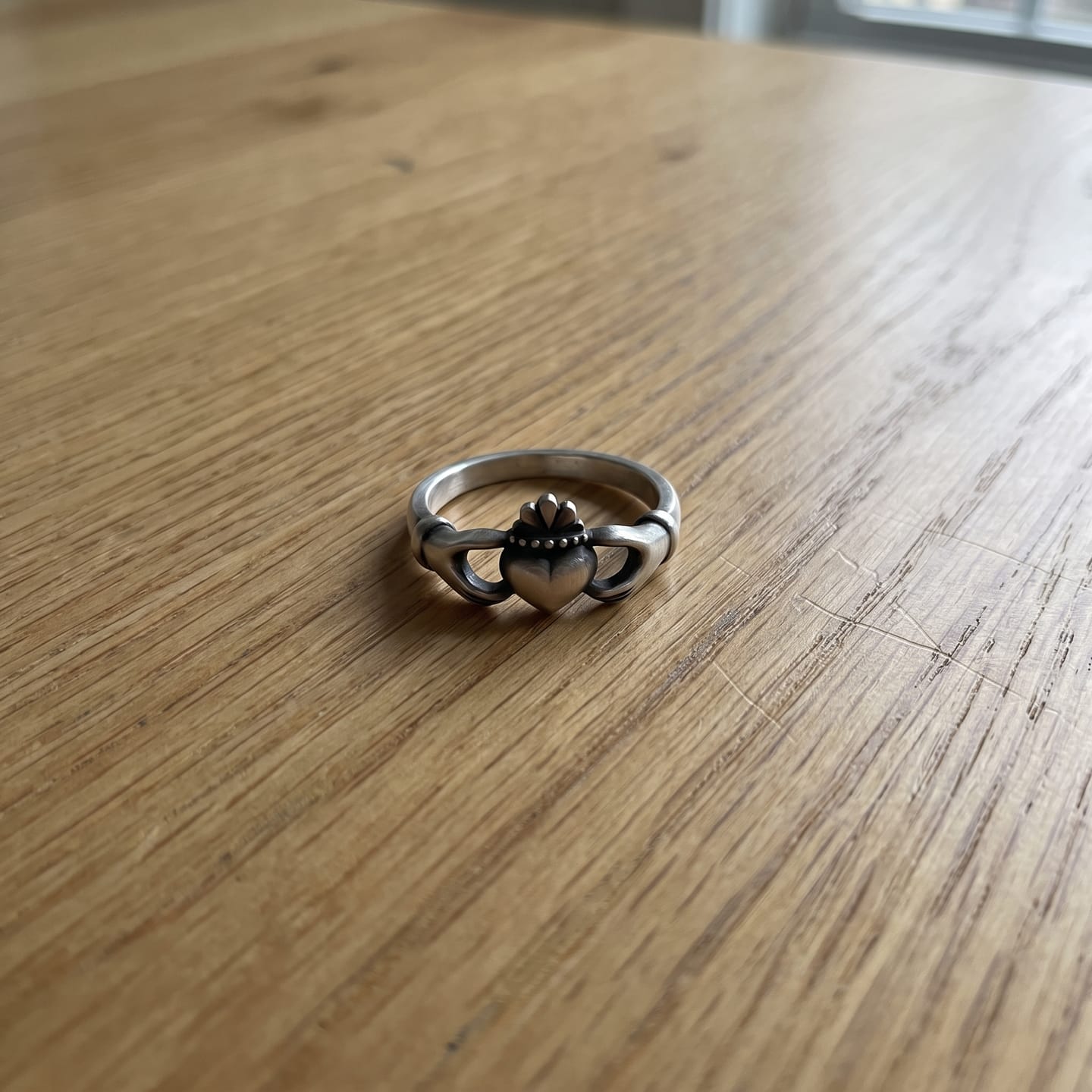 Customer photo review of Claddagh Heart Ring