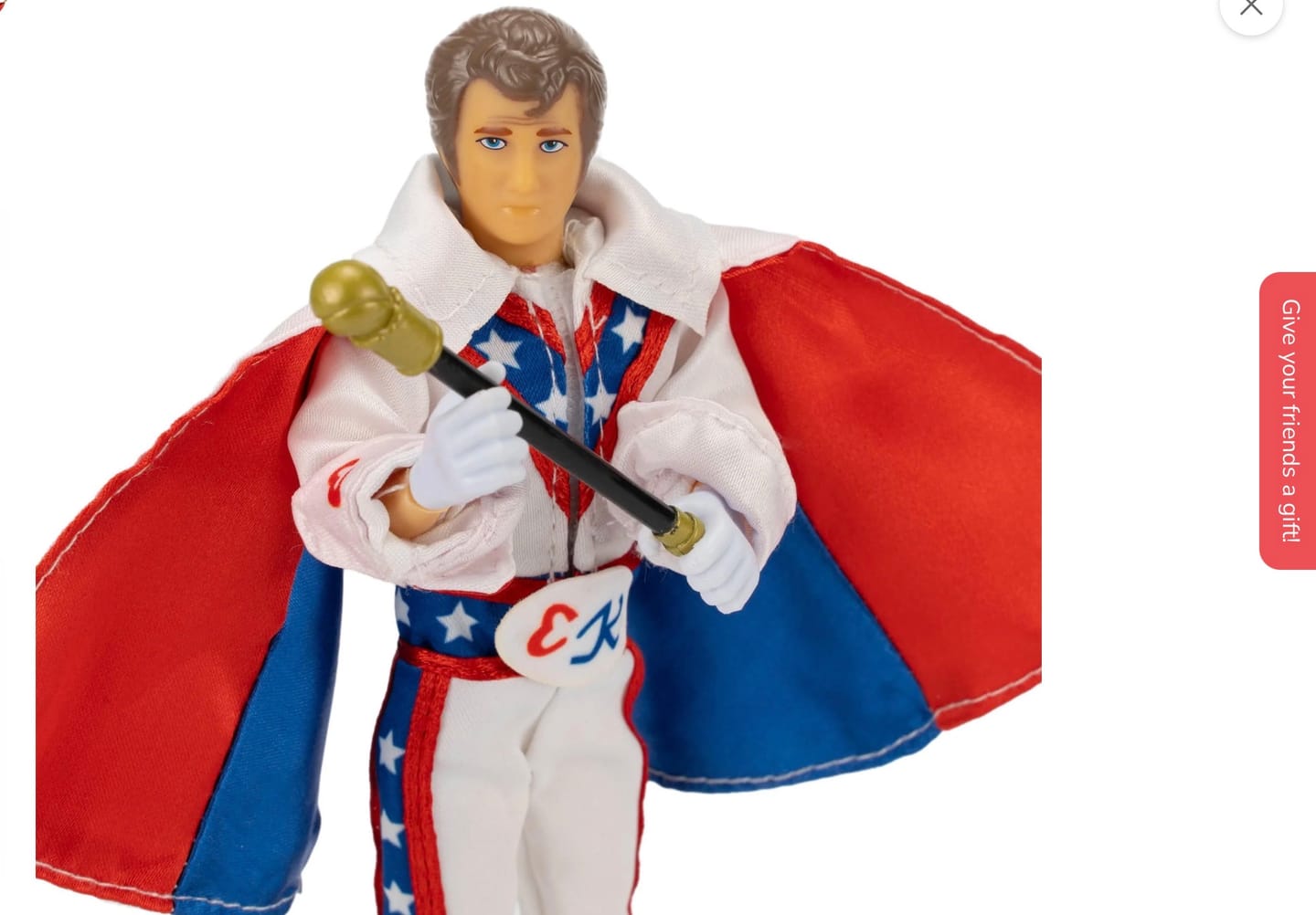 Customer photo review of Evel Knievel Deluxe Silver High Jumper Stunt Cycle