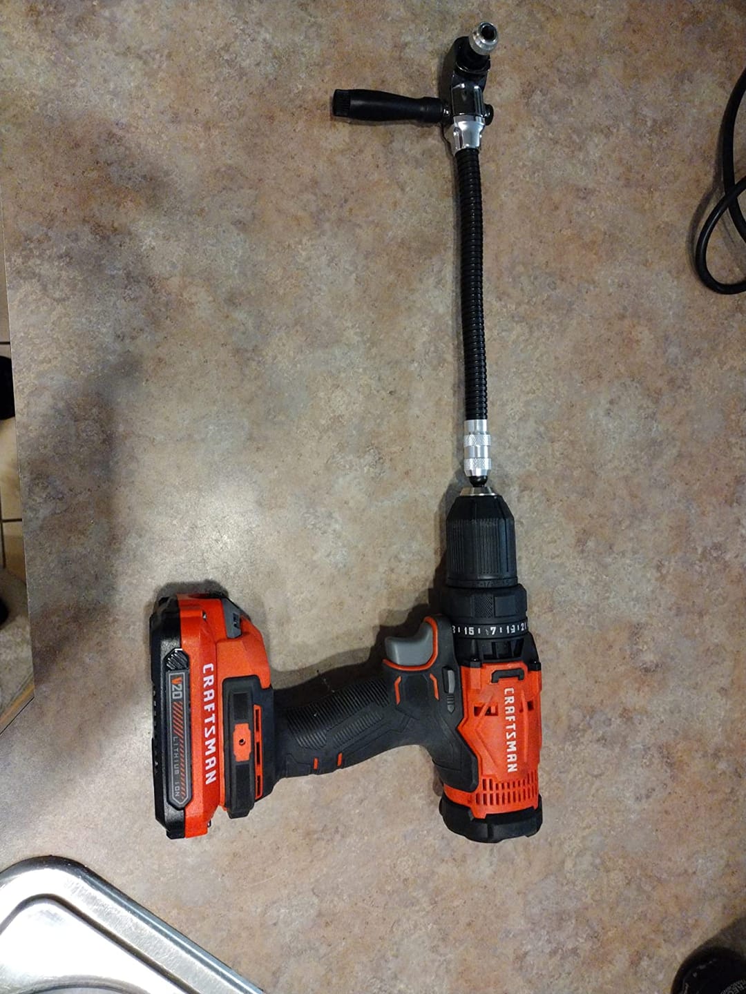 Customer photo review of CornerPro™ – Tight-Space Driver Kit