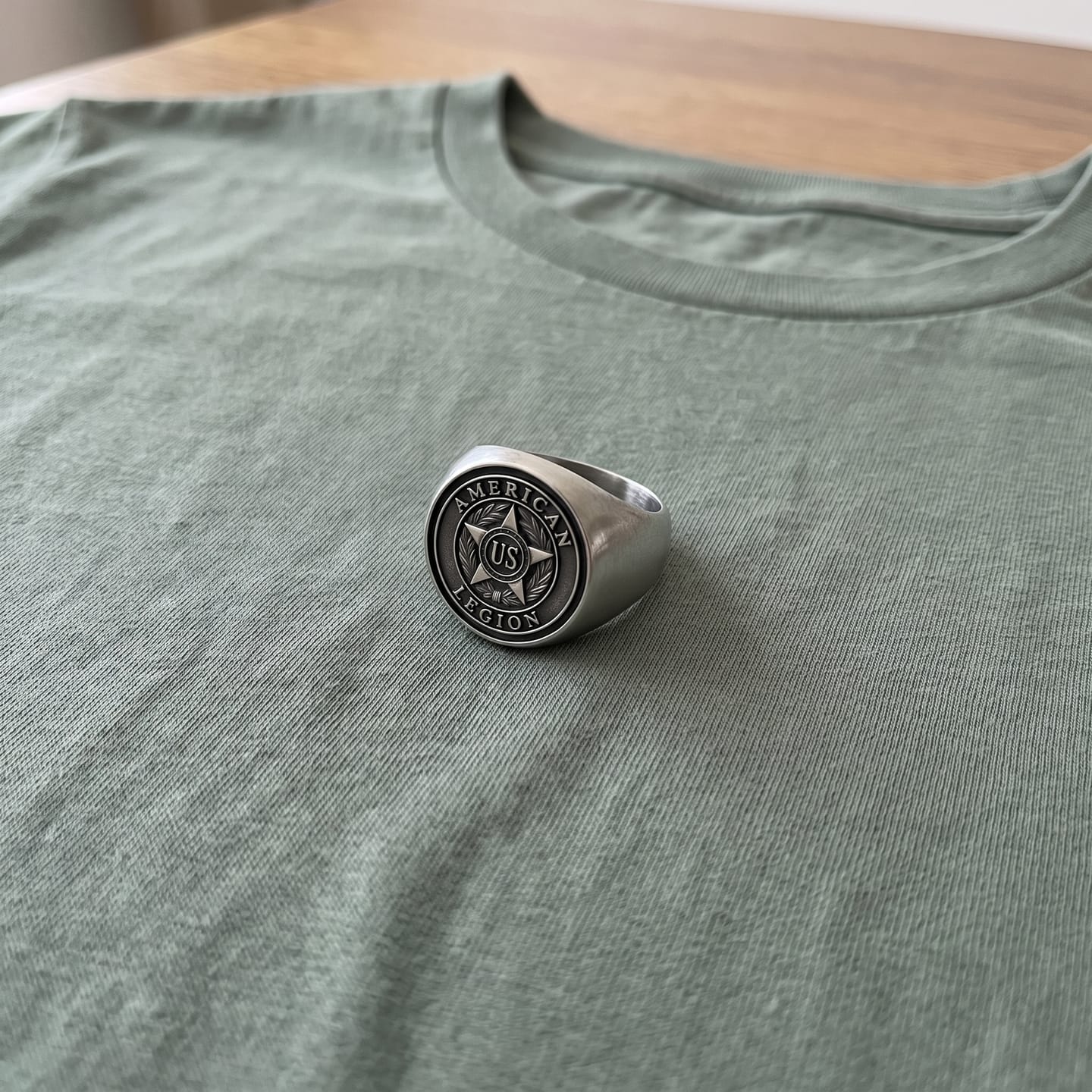 Customer photo review of American Legion Signet Ring