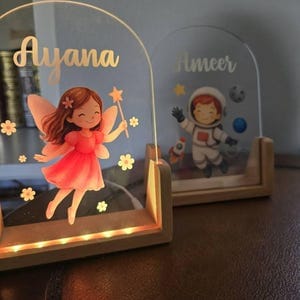 Customer photo review of Personalized LED Night Light