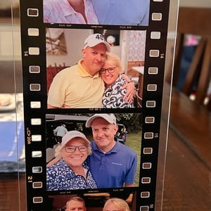 Customer photo review of Film Strip Photo Plaque