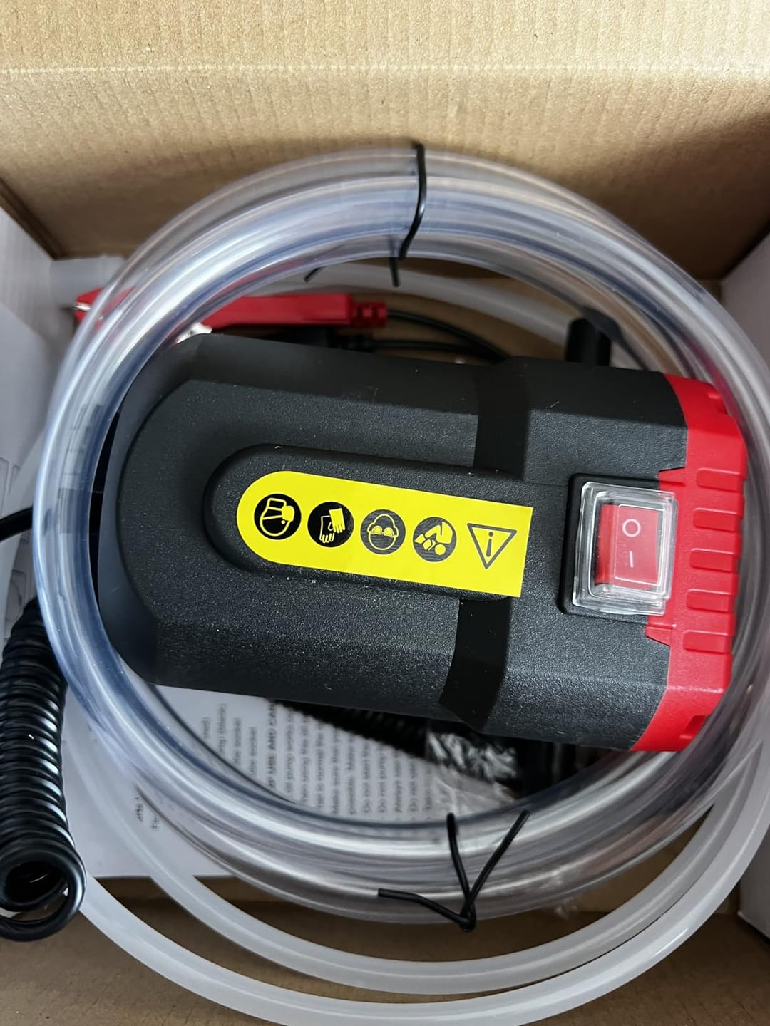 Customer photo review of DrainRunner™ Top-Side Oil Change Kit