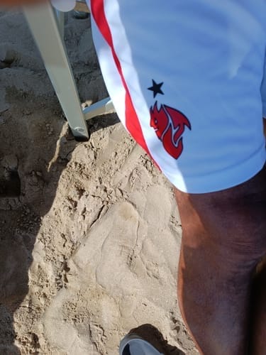 Customer photo review of PANTALONCINI AC MILAN Away 25/26