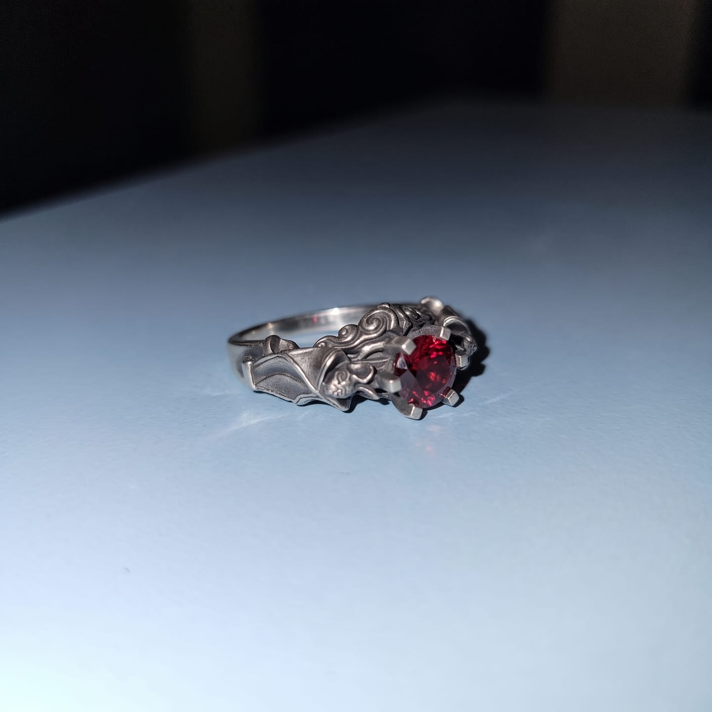 Customer photo review of Bat Engagement Ring
