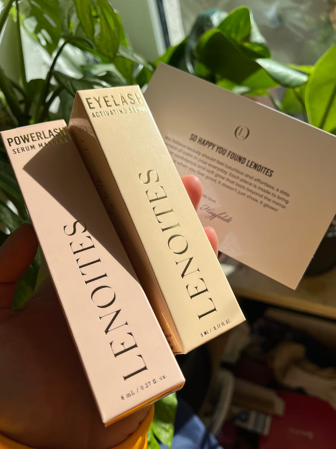 Customer photo review of Eyelash Growth Serum
