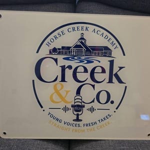 Customer photo review of Acrylic Business Logo Sign