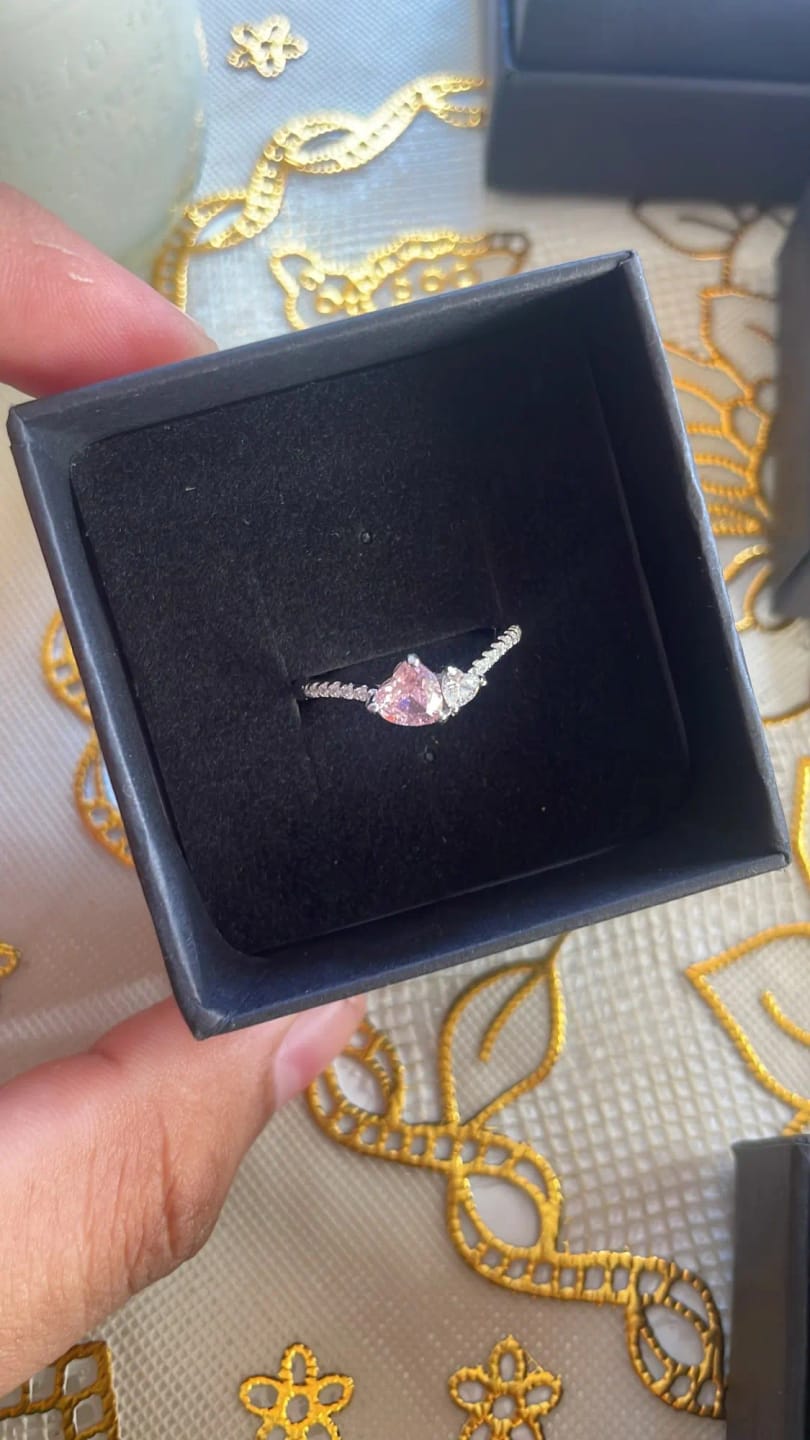 Customer photo review of Heart Glow Crystal Band