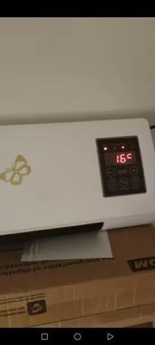 Customer photo review of Climora Cooler air. Calmer nights